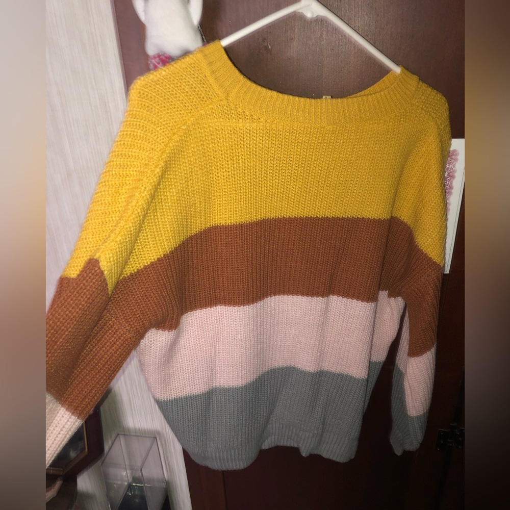 Missufe long sleeve knitted sweater